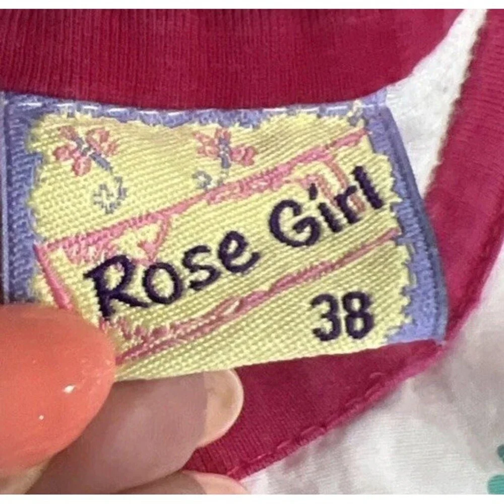 Vintage Rose Girl Brand Village Multicolor Dress Size 38 (US 7/8) Retro Classic